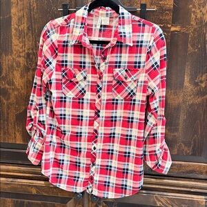 Passport Red and Blue Checkered Shirt